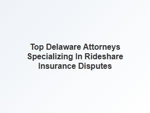 Delaware's Top Attorneys for Rideshare Insurance Disputes